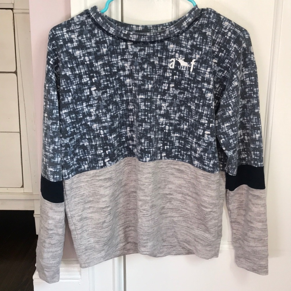 Abercrombie and Fitch color block sweatshirt